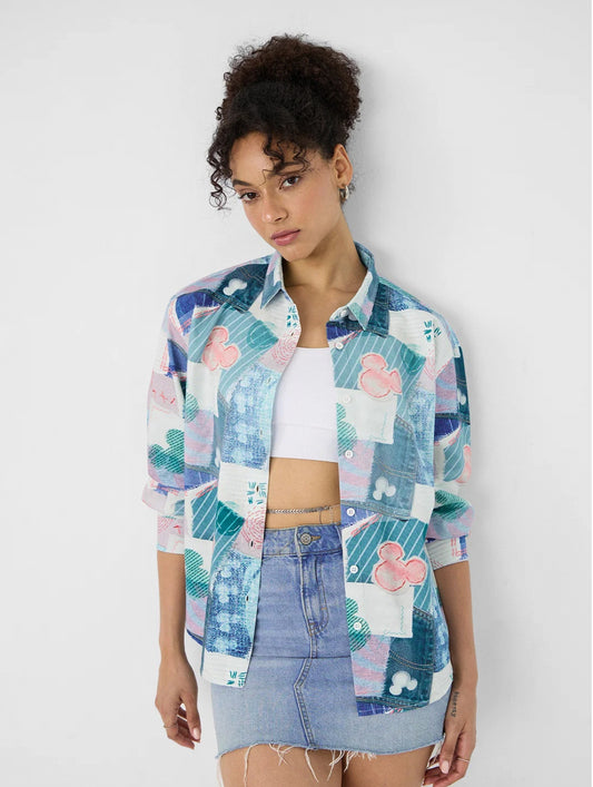 Mickey Mouse: Toodles Women Boyfriend Shirts