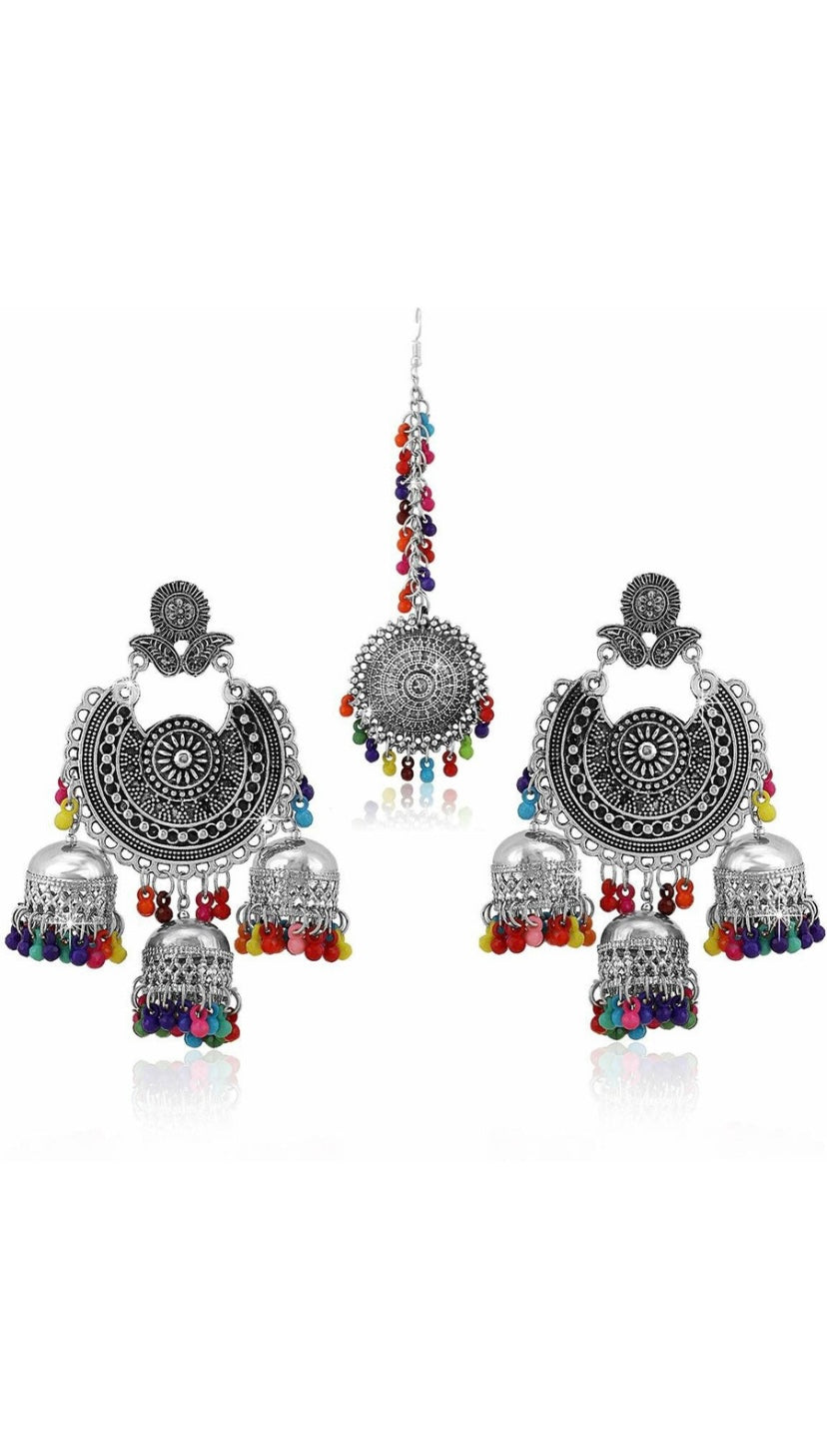 Navratri silver jewellery