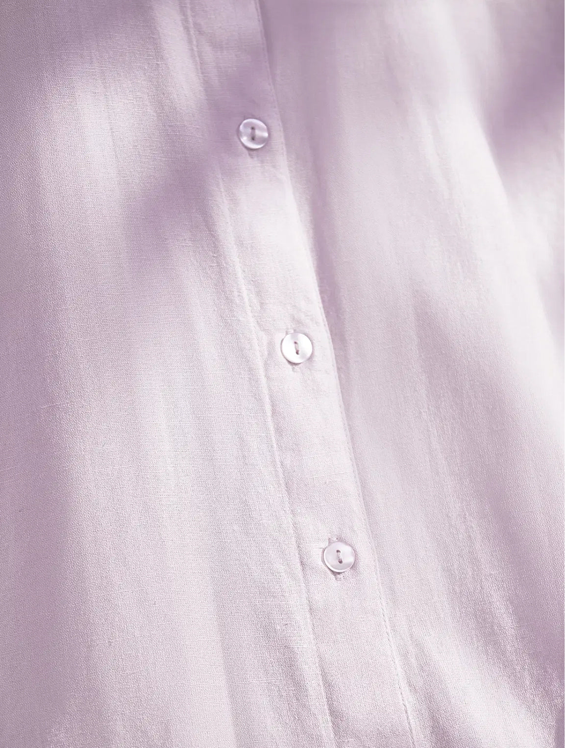 Cotton Linen: Lavender Women Boyfriend Shirts.