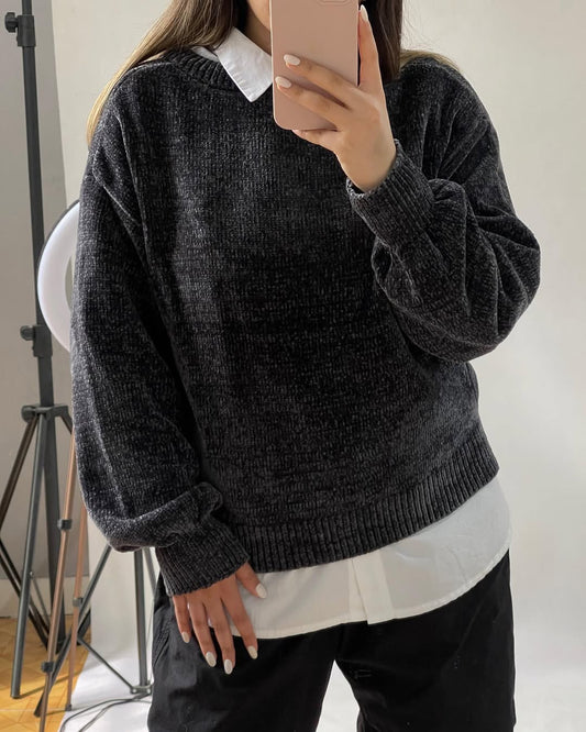 Korean pattern sweater for girls