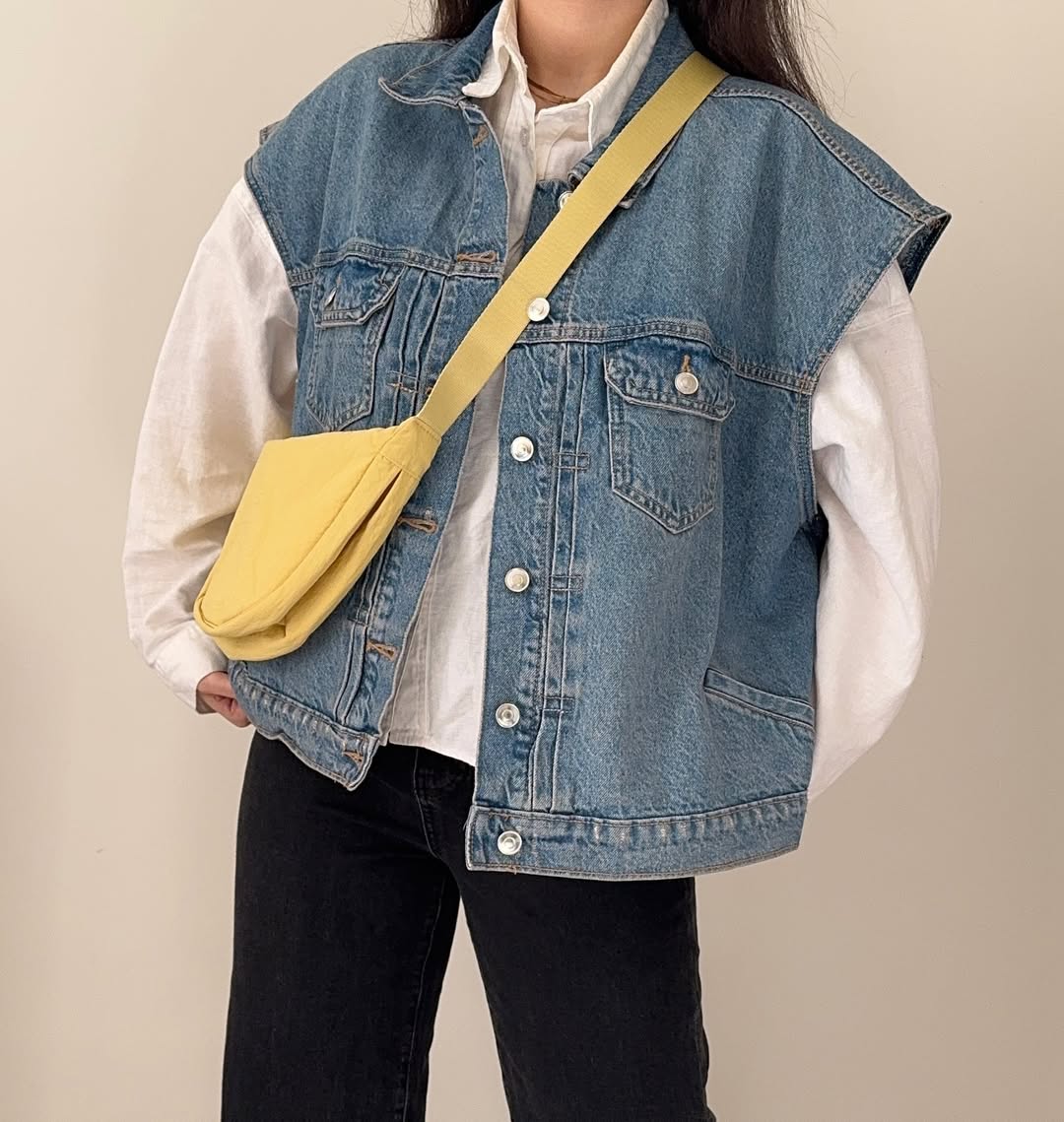 Girls' Denim Jacket - Casual Light, Regular, Light Blue