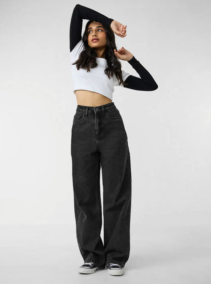 Solids: Charcoal
(Straight Fit)