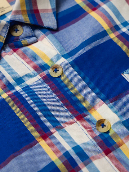 Plaid Shirt: Avril Women Boyfriend Shirts.