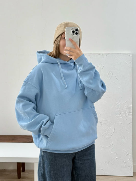 Oversized Hoodie with Kangaroo Pocket –  Sweatshirt"
