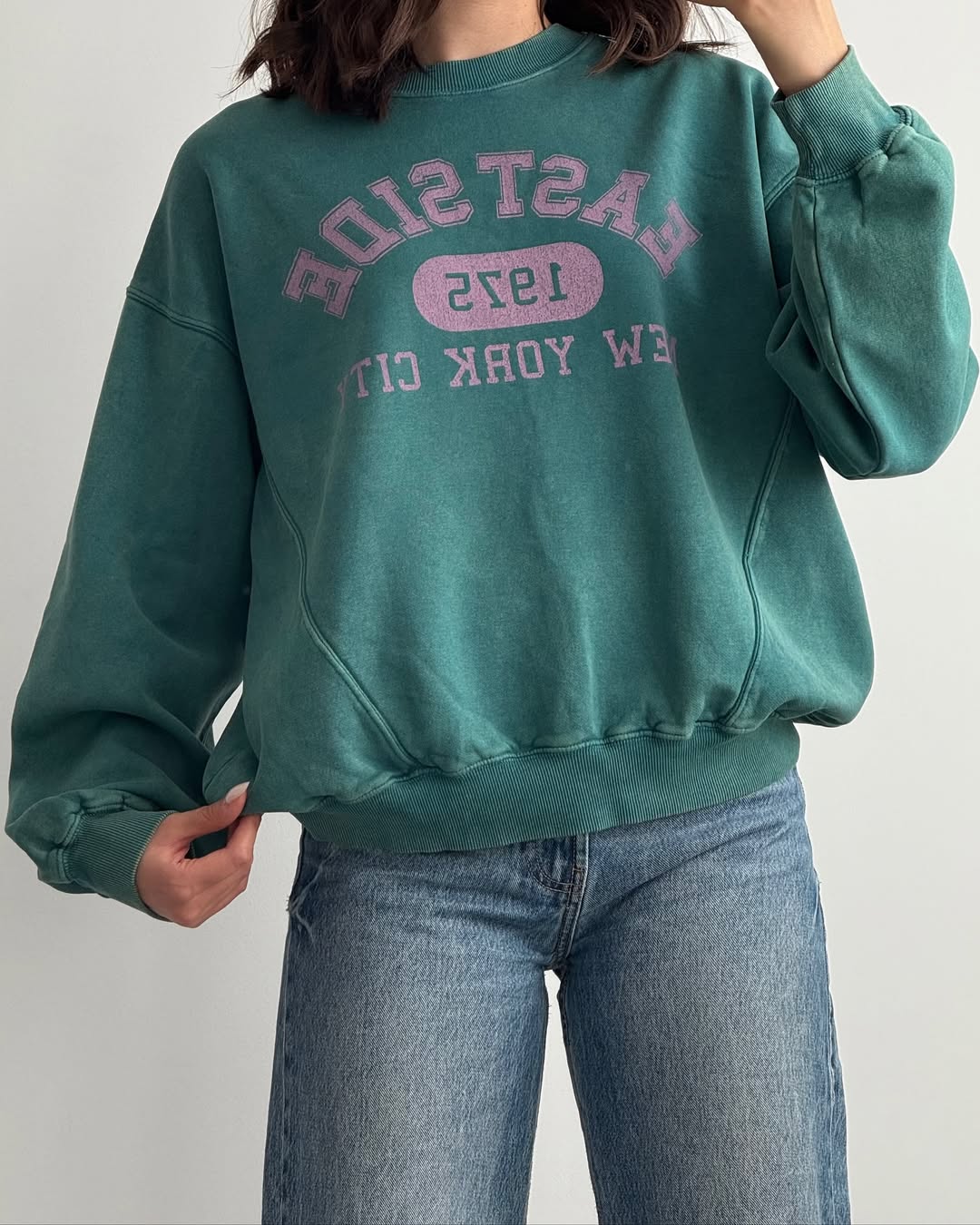 Unisex Oversized green Sweatshirt