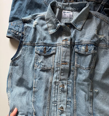 Girls' Denim Jacket - Casual Light, Regular, Light Blue