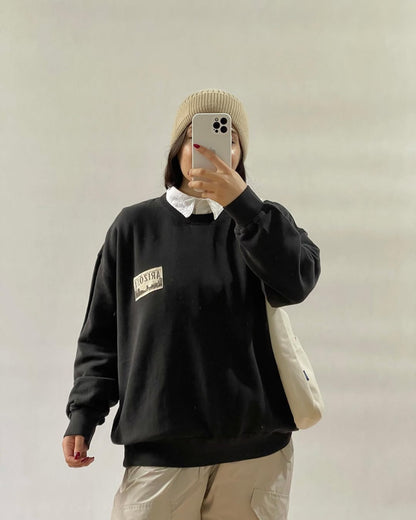 Women’s Oversized Casual T-Shirt –, Round Neck, Half Sleeve,