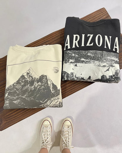 Women’s Oversized Casual T-Shirt –, Round Neck, Half Sleeve,