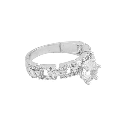 Rose Gold Plated Exquisite CubanEstele Rose Gold Plated Exquisite Cuban Bracelet with Stunning White Crystals for Women Bracelet for Women