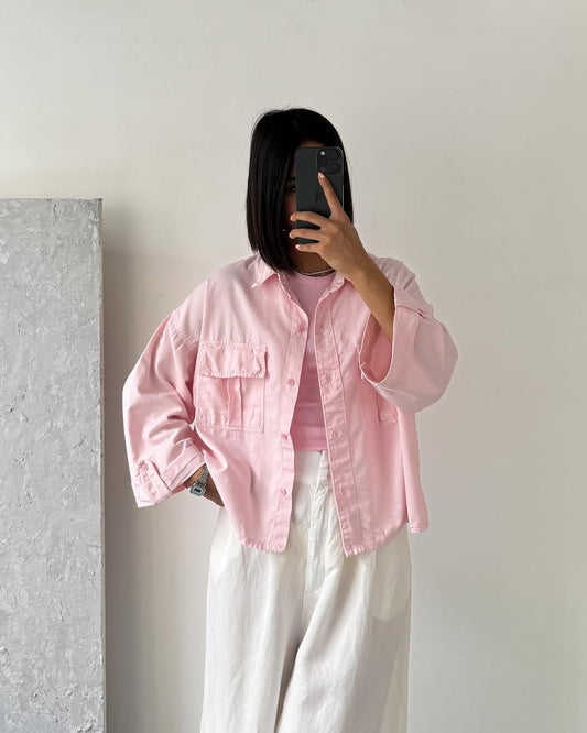 Different colour cargo shirt for girls