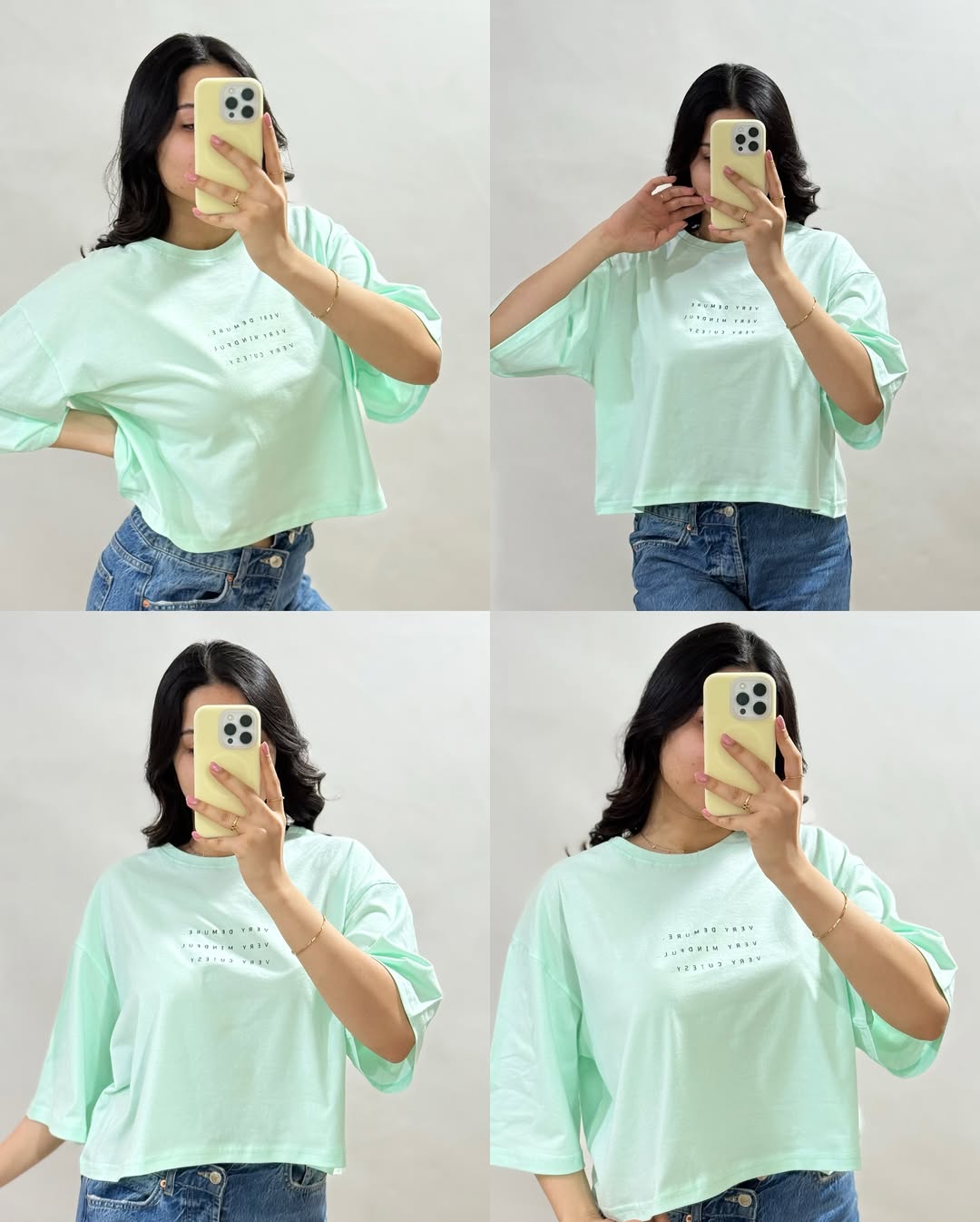 Women’s Oversized Casual T-Shirt –, Round Neck, Half Sleeve,