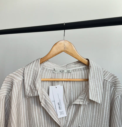 Oversized  Striped Shirt for Women –