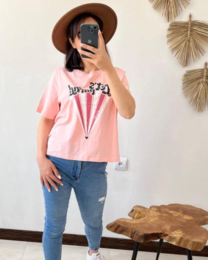 California Girl Graphic Oversized Cotton T-Shirt –