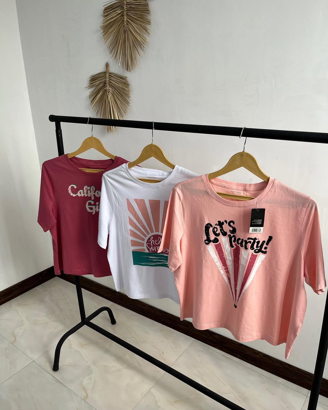 California Girl Graphic Oversized Cotton T-Shirt –