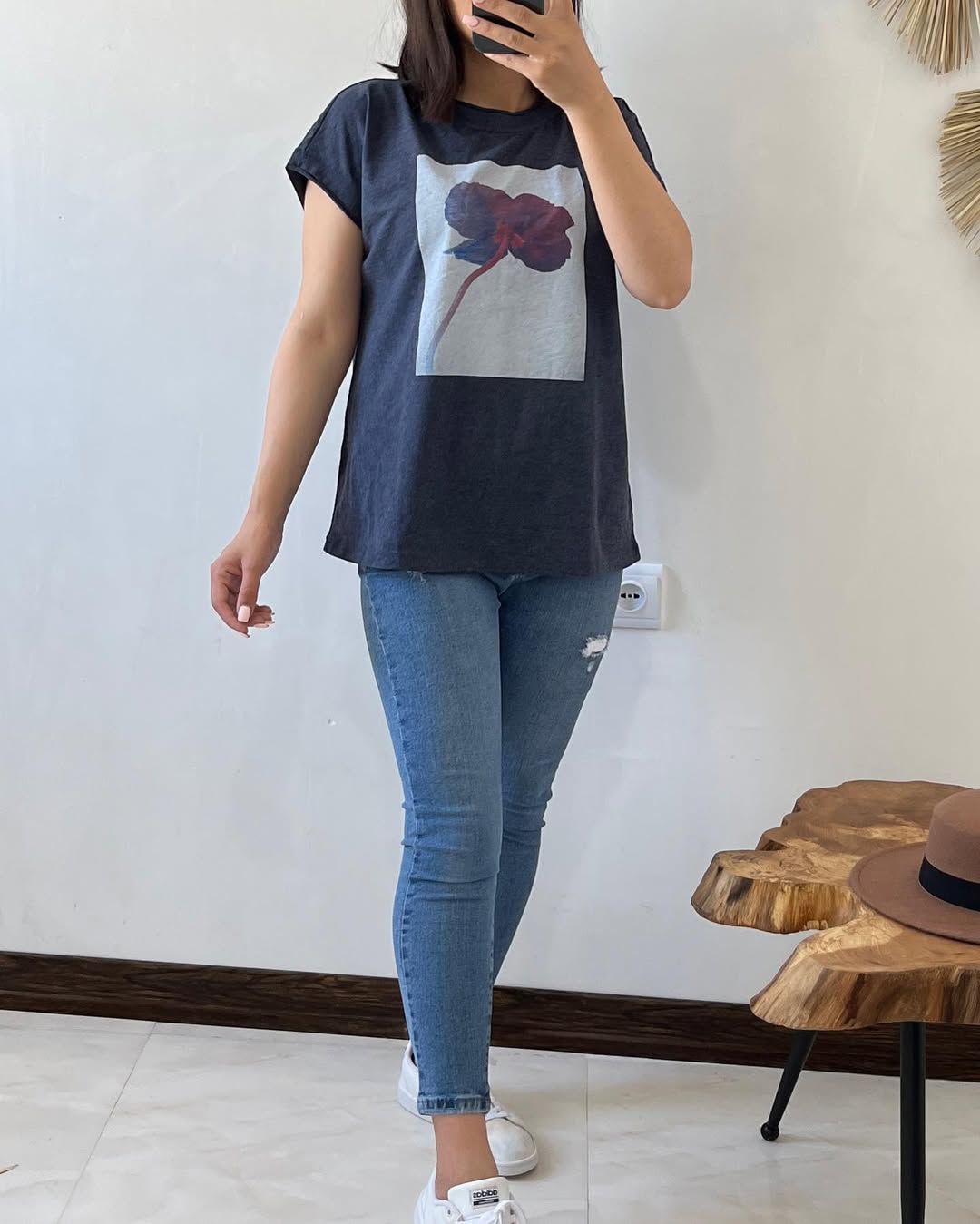 California Girl Graphic Oversized Cotton T-Shirt –