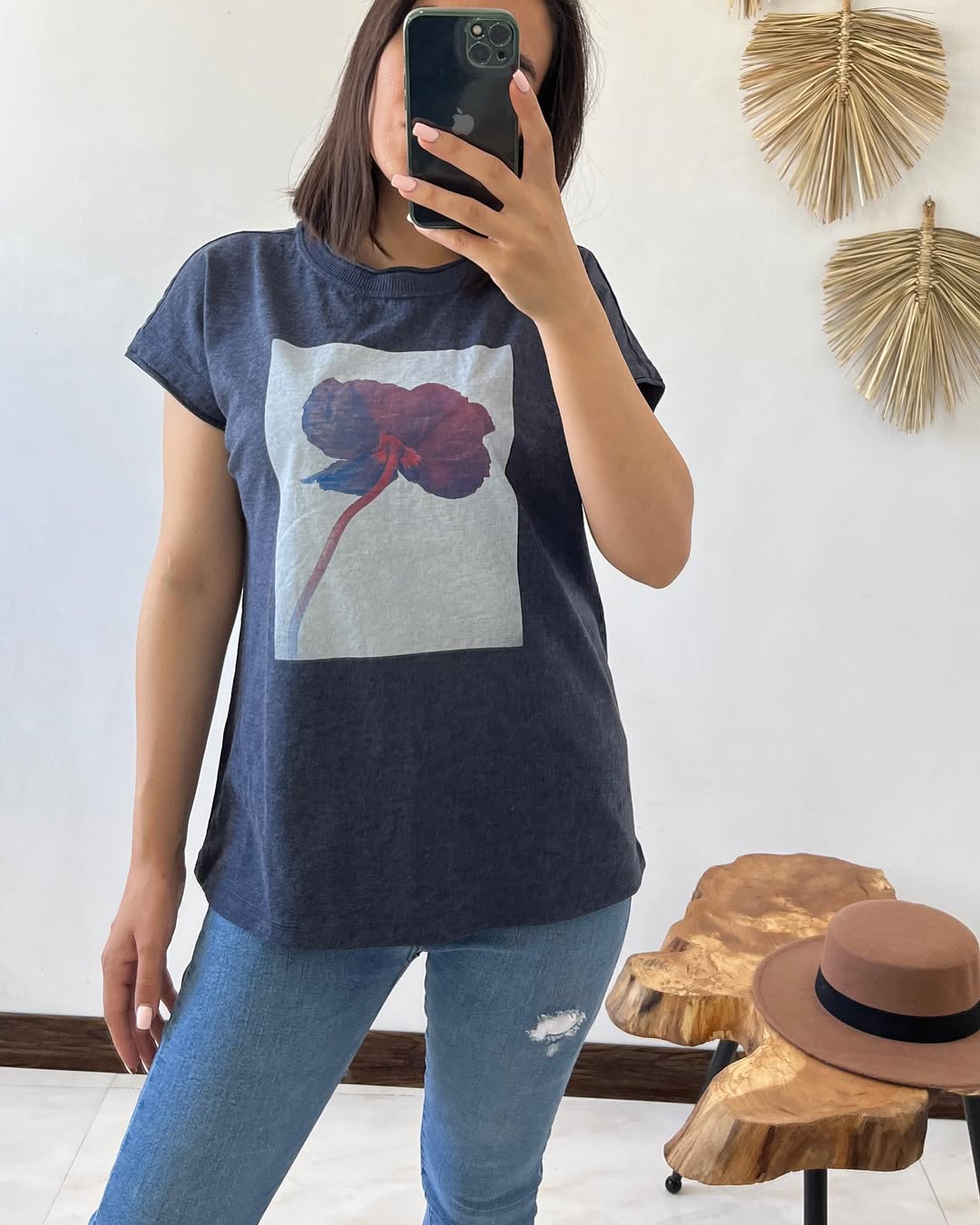 California Girl Graphic Oversized Cotton T-Shirt –