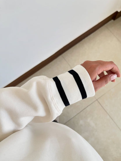 White Oversized Sweatshirt